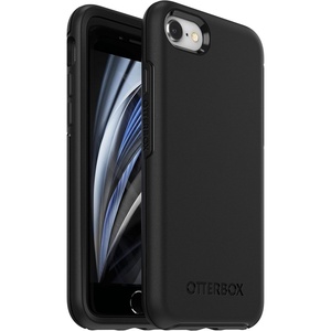 image:imageOtterBox iPhone SE 3rd2nd Gen iPhone 87 NonretailShips in Polybag Symmetry Series Case  BLACK ultrasleek wireless charging compatible raised edges protect camera amp screenBlack