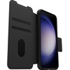 image:imageOtterBox Galaxy S23 Strada Series Case  Shadow Black Card Holder Genuine Leather PocketFriendly Folio case
