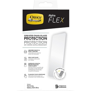 image:imageOtterBox Alpha Flex Antimicrobial Screen Protector for Samsung Galaxy S23 ULTRA v2 Flawless Touch Response Fingerprint Resistant Precision Fit Vibrant ClarityClear