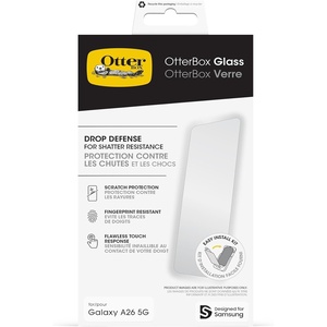 image:imageOtterBox Samsung Galaxy A26 5G Glass Screen Protector Flawless Touch Response Fingerprint Resistant Easy Installation