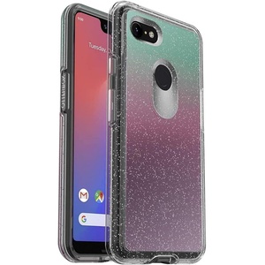 image:imageOtterBox Symmetry Clear Series Case for Google Pixel 3 XL  Retail Packaging  Gradient Energy Silver FlakeClearGradient EnergyGradient Energy Silver FlakeClear