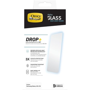 image:imageOtterBox TRUSTED GLASS Screen Protector for Samsung Galaxy A54 5G  CLEARAlpha Glass Blue LightAntimicrobial