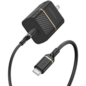 image:imageOtterBox USBC Wall Charger 30W  OtterBox USB CC 1M Cable  Black ShimmerBlack