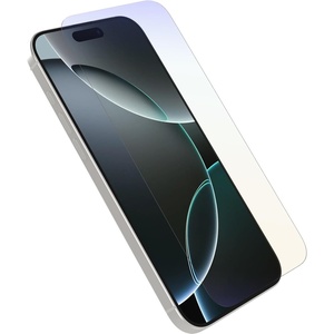 image:imageOtterBox iPhone 16 Pro Max Premium Pro Blue Light Glass Screen Protector ships in polybag ideal for business customers