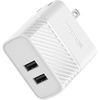 image:imageOtterBox USBA Dual Port Wall Charger 24W Combined  OtterBox USB ALightning Cable 1M  Cloud Dream