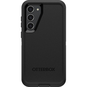 image:imageOtterBox Galaxy S23 Defender Series Case  Single Unit Ships in Polybag Ideal for Business Customers  BLACK rugged amp durable with port protection includes holster clip kickstandGalaxy S23