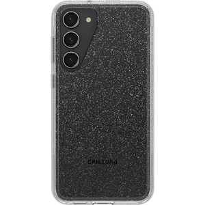 image:imageOtterBox Galaxy S23 Symmetry Series Case  Single Unit Ships in Polybag  STARDUST ClearGlitter ultrasleek wireless charging compatible raised edges protect camera amp screen