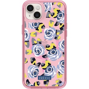 image:imageOtterBox iPhone 14 Plus Symmetry Series Case  Paradise Print Black UltraSleek Snaps to MagSafe Raised Edges Protect Camera amp ScreenPink