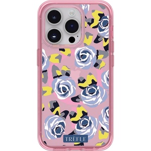 image:imageOtterBox iPhone 14 Pro Symmetry Series Case  Paradise Print Black UltraSleek Snaps to MagSafe Raised Edges Protect Camera amp ScreenPink