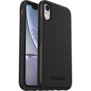image:imageOtterBox iPhone XR NonretailShips in Polybag Symmetry Series Case  NonretailShips in Polybag  BLACK ultrasleek wireless charging compatible raised edges protect camera amp screen