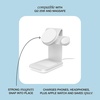 image:imageOtterBox 3in1 Wireless Charging Stand White  Charging Station for iPhone Apple Watch and AirPods MagSafe Compatible Includes 45W Wall Charger amp 6ft USBC Charging Cable