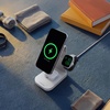 image:imageOtterBox 3in1 Wireless Charging Stand White  Charging Station for iPhone Apple Watch and AirPods MagSafe Compatible Includes 45W Wall Charger amp 6ft USBC Charging Cable