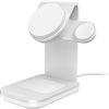 image:imageOtterBox 3in1 Wireless Charging Stand White  Charging Station for iPhone Apple Watch and AirPods MagSafe Compatible Includes 45W Wall Charger amp 6ft USBC Charging Cable