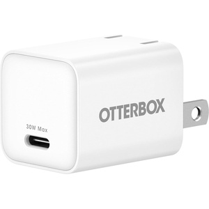 image:imageOtterBox 30W Wall Charger  White Universal Device Compatibility Compact TravelSized Fast Charging USBC Wall Charger