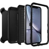 image:imageOtterBox iPhone XR Defender Series Case  Black  Rugged amp Durable with Port Protection Includes Holster Clip Kickstand MultiLayer Impact Absorbing iPhone CaseBlack