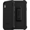 image:imageOtterBox iPhone XR Defender Series Case  Black  Rugged amp Durable with Port Protection Includes Holster Clip Kickstand MultiLayer Impact Absorbing iPhone CaseBlack