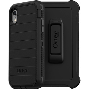 image:imageOtterBox iPhone XR Defender Series Case  Black  Rugged amp Durable with Port Protection Includes Holster Clip Kickstand MultiLayer Impact Absorbing iPhone CaseBlack